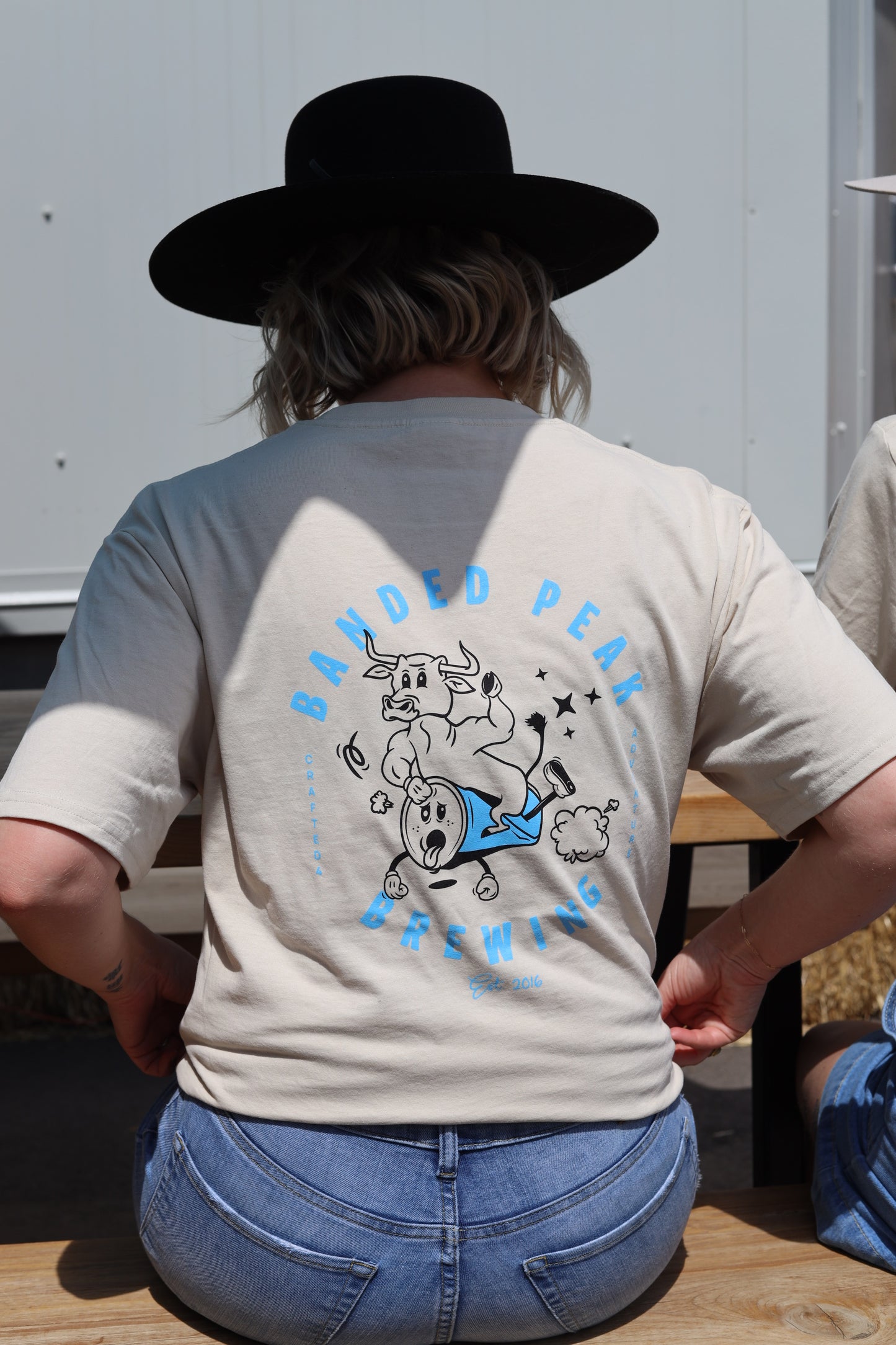 Banded Peak Bull Riding Tee
