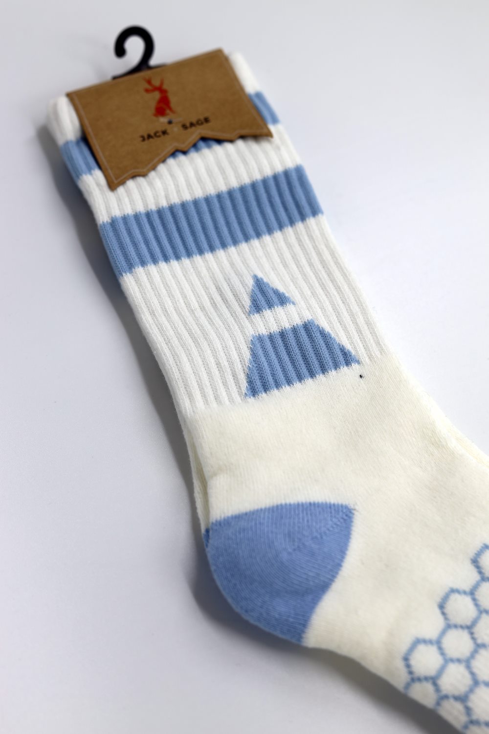 Banded Peak Logo Crew Sock