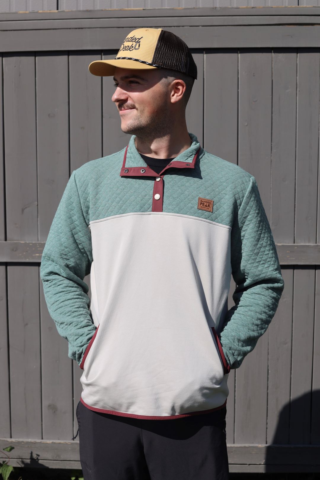 Quilted Quarter Button