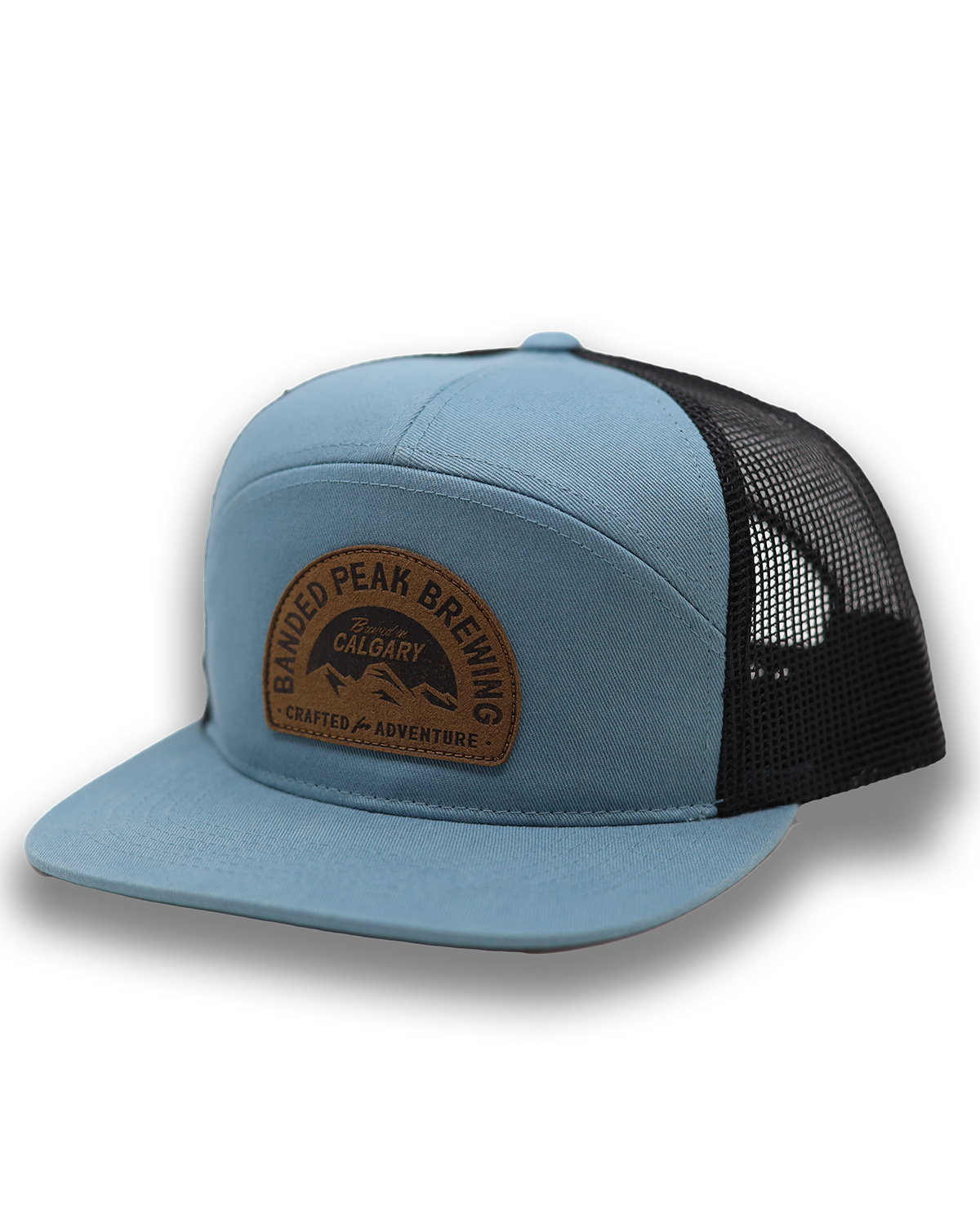 Banded Peak Blue Trucker Hat