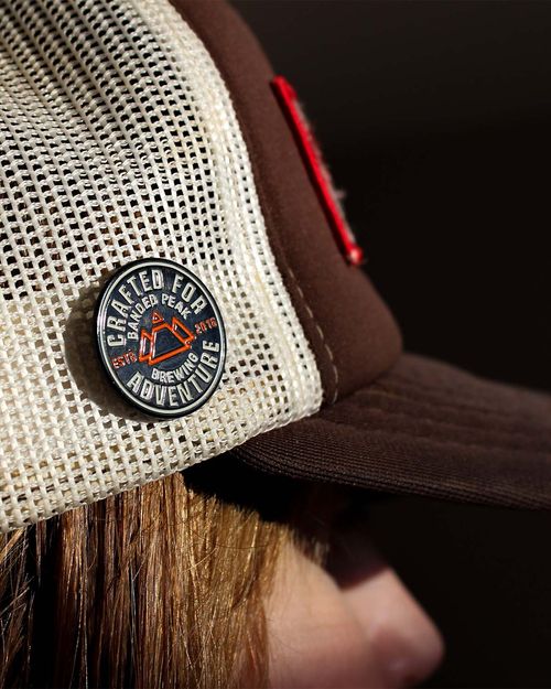 Banded Peak Circle Pin