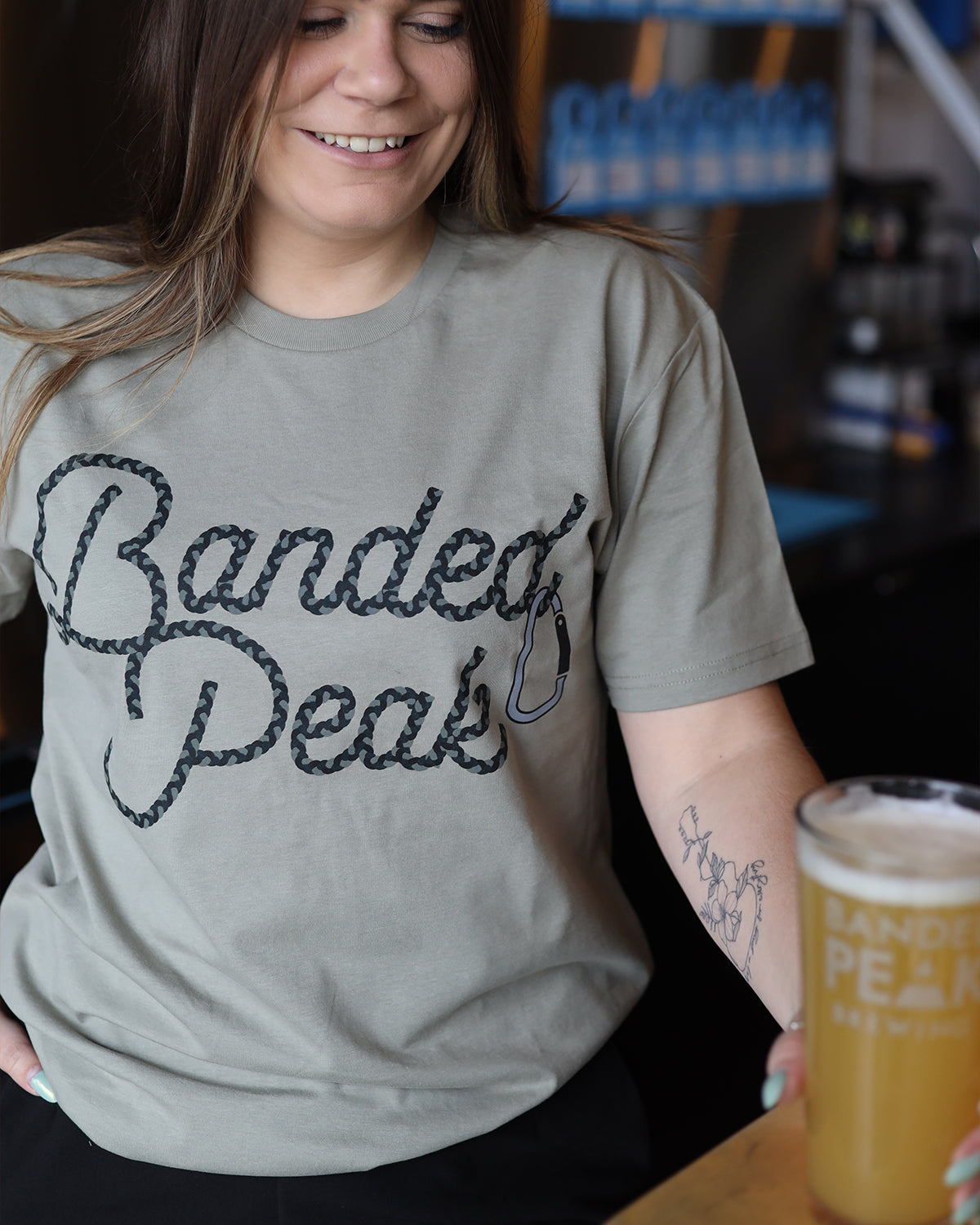 Banded Peak Climbing Rope Tee