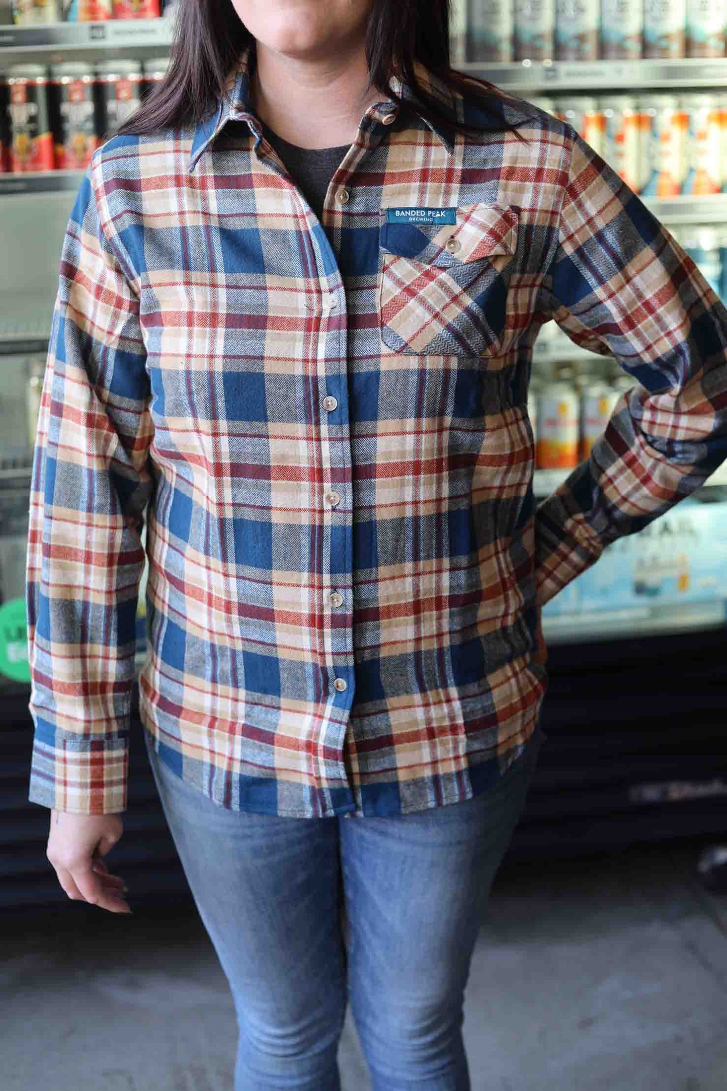 Banded Peak Brewing Women's Flannel