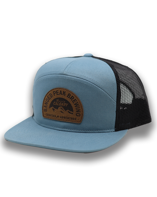 Banded Peak Blue Trucker Hat