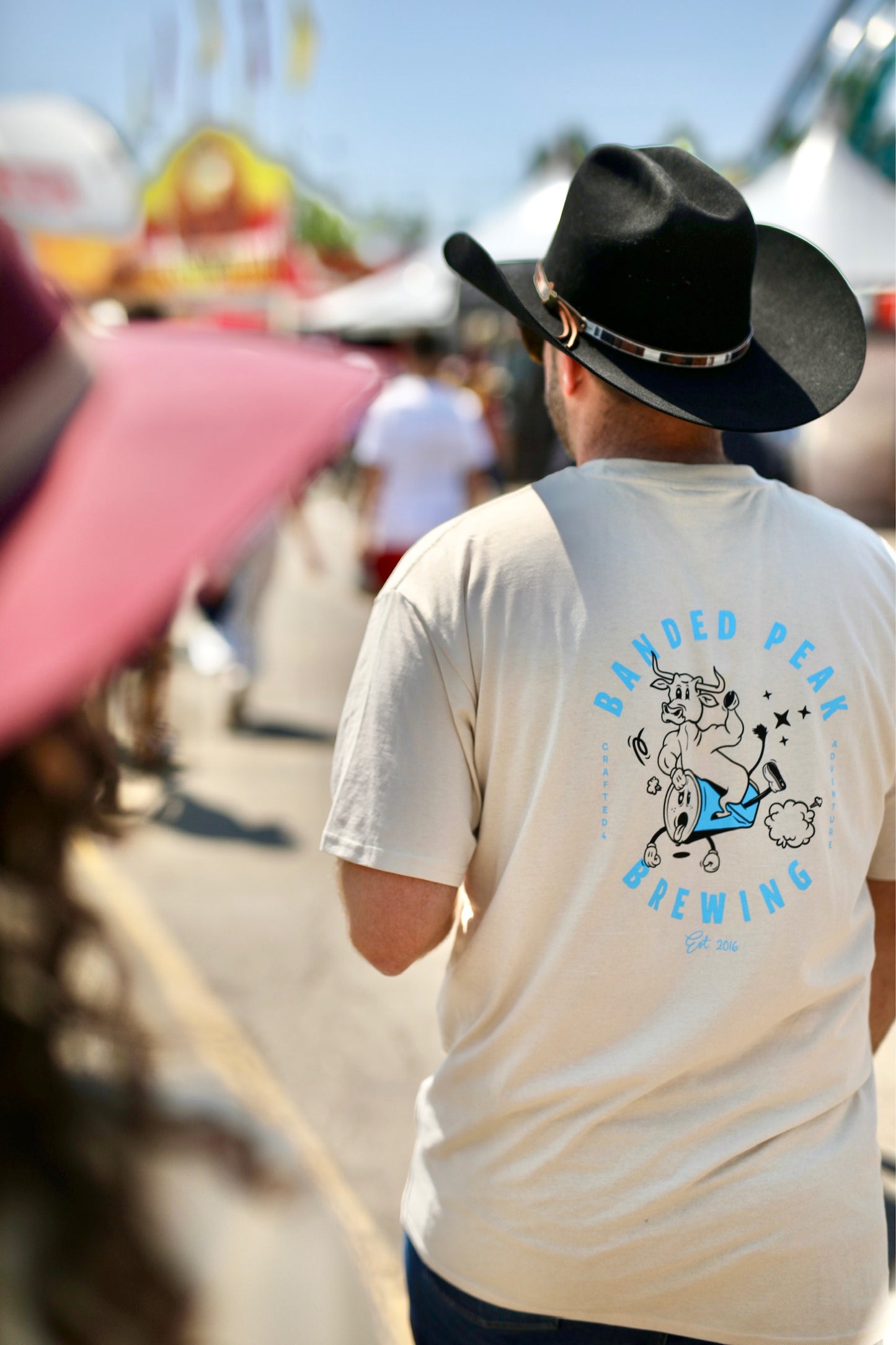 Banded Peak Bull Riding Tee
