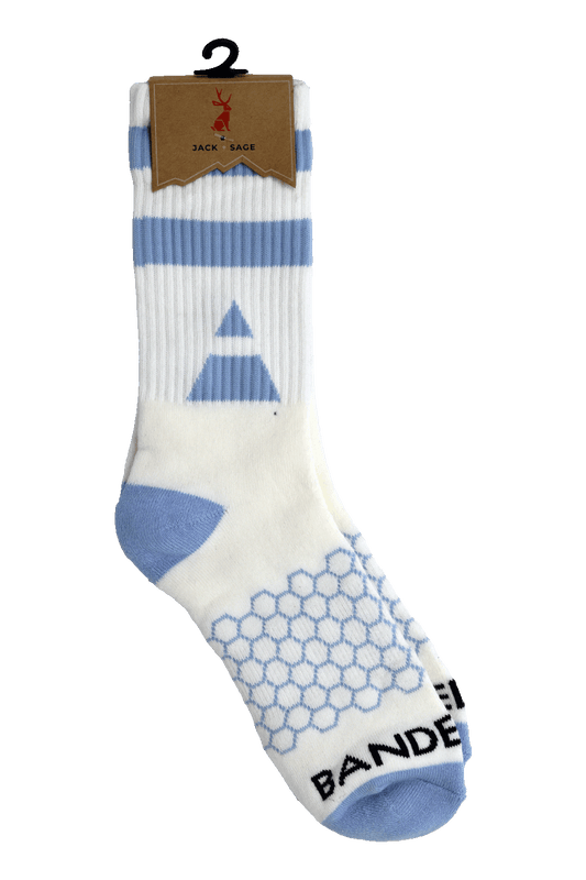 Banded Peak Logo Crew Sock
