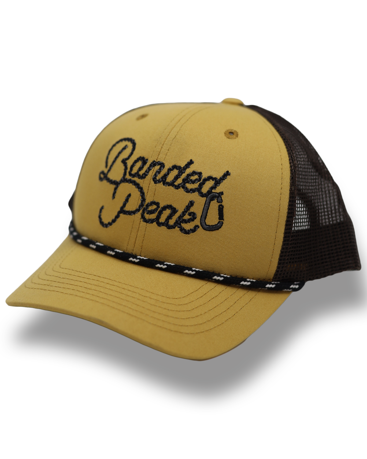 Banded Peak Rope Trucker Hat