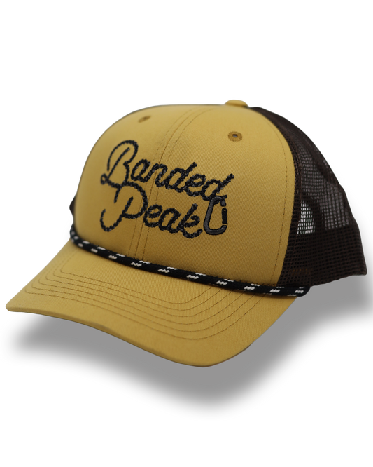Banded Peak Rope Trucker Hat