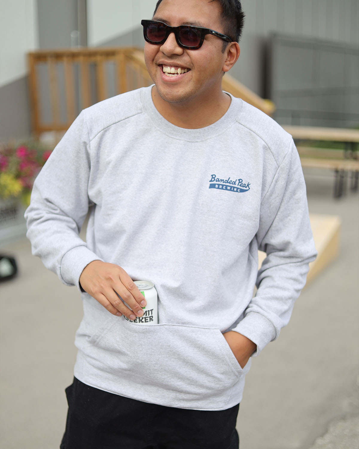 Banded Peak Brewing Pocket Crewneck